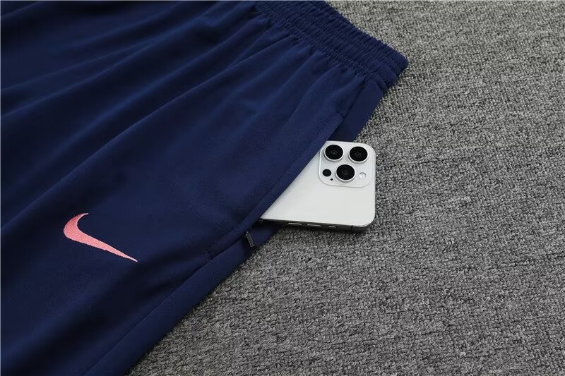 2024/25 Atletico Madrid Half Pull Training Jersey Pink 1:1 Thai Quality Set