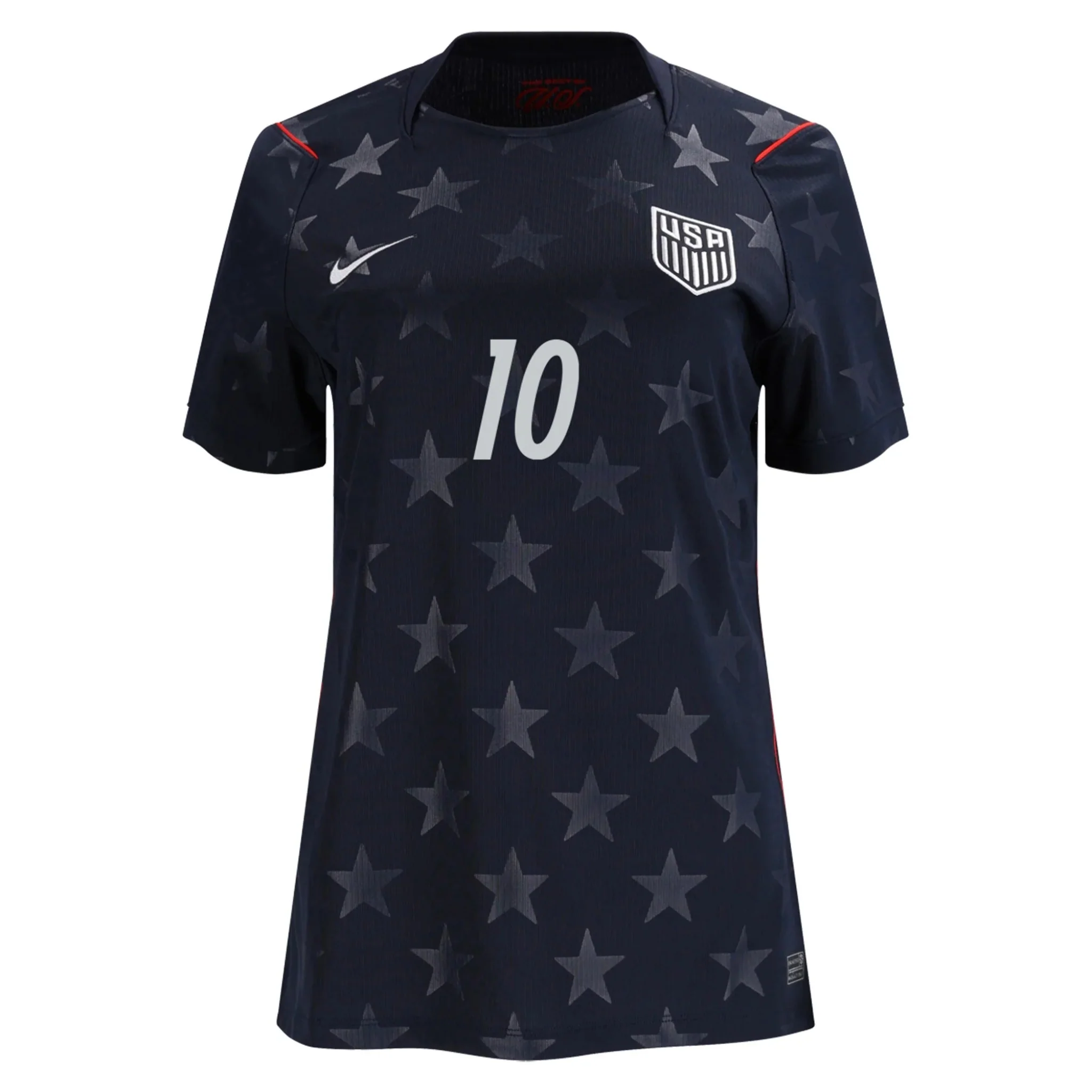 Nike Women's Christian Pulisic United States Away Stadium Jersey 2026 (Dark Obsidian/Pure Platinum)