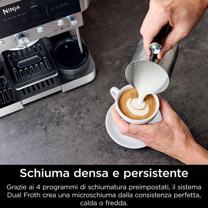 NINJA - MACCHINA DA CAFFÈ LUXE CAFÉ PREMIER 3IN1-Argento