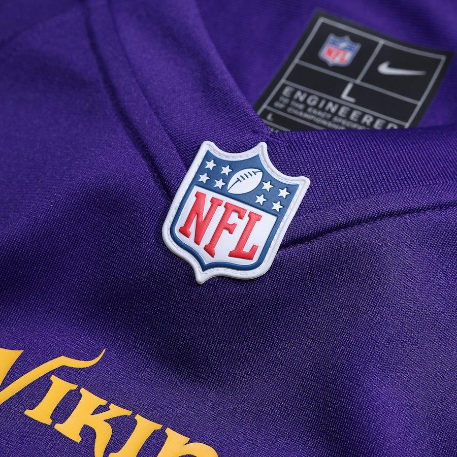Men's Minnesota Vikings Purple Custom Game Jersey