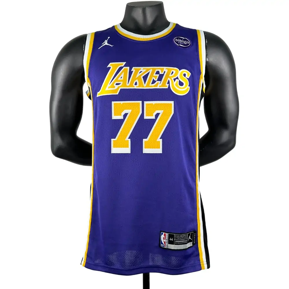 Embroidered Lakers Jumpman No. 77 Dončić