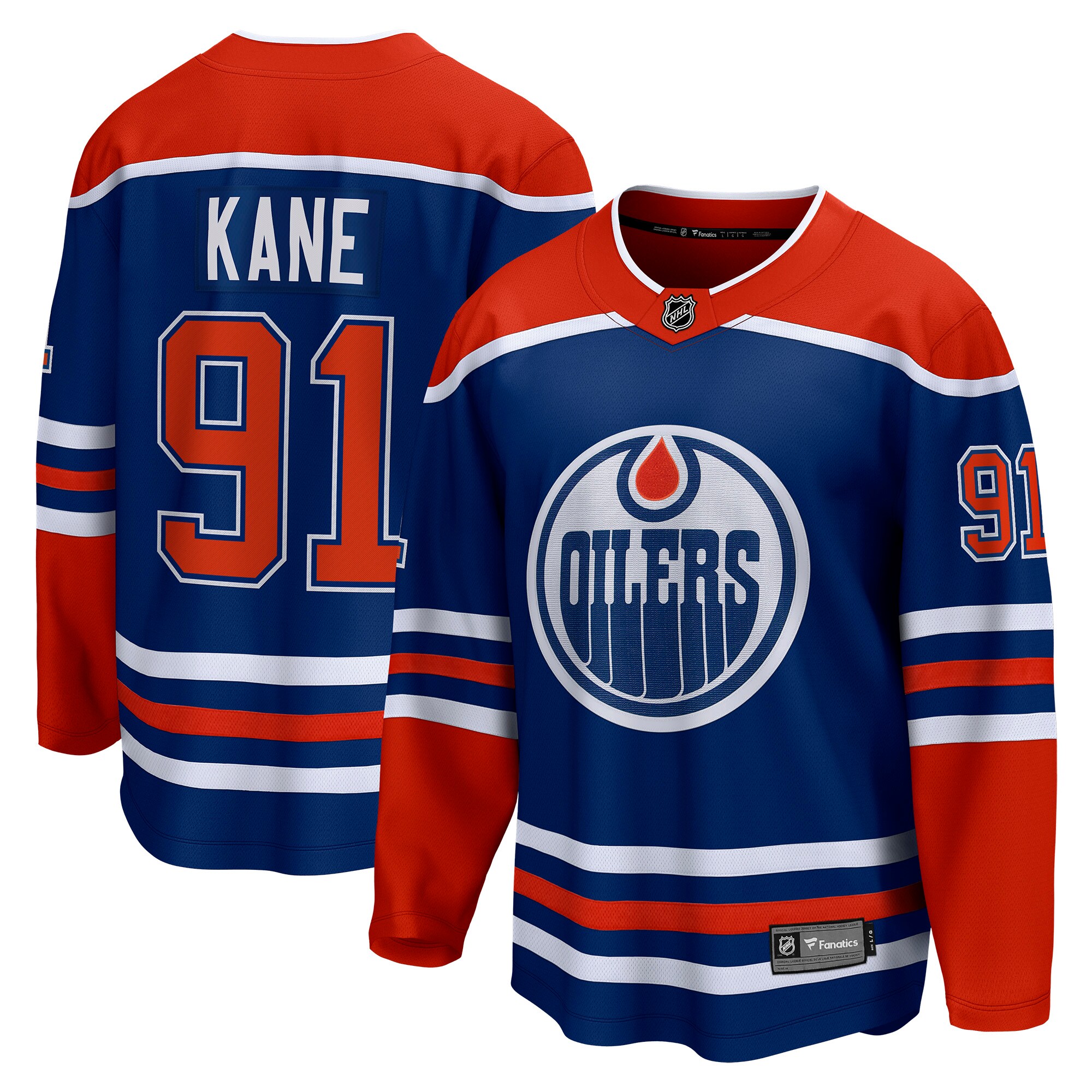 Evander Kane Edmonton Oilers Fanatics Home Breakaway   Jersey – Royal