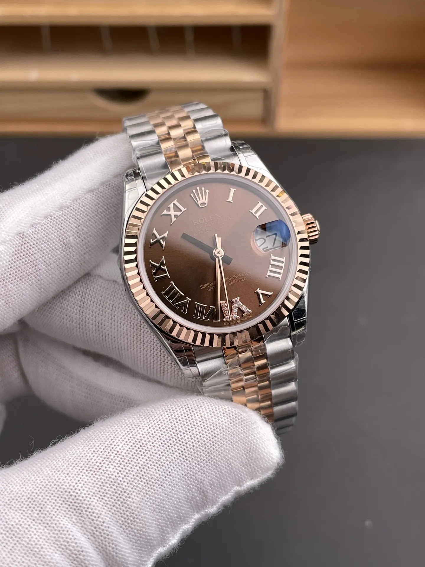 Rolex Datejust Rose Gold Ladies 31mm