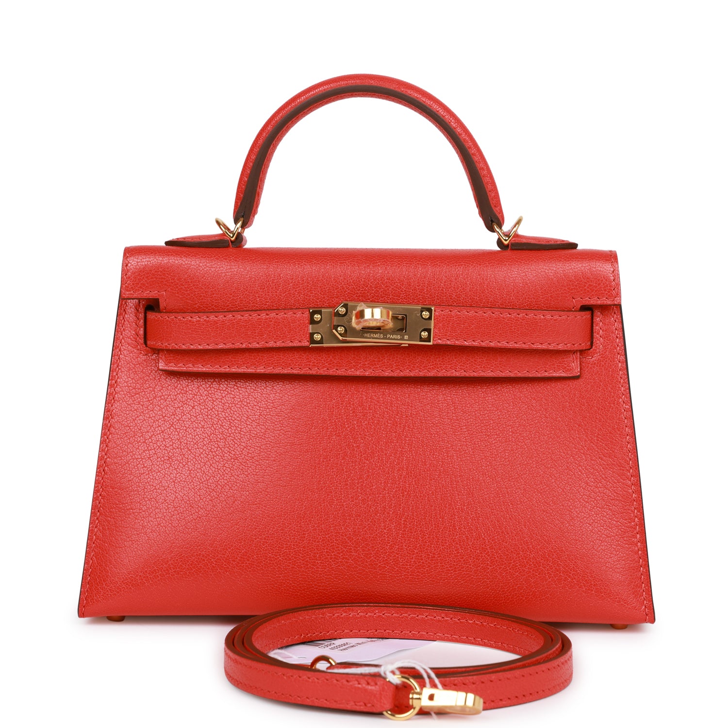 Kelly Sellier 20 Capucine Chevre Gold Hardware