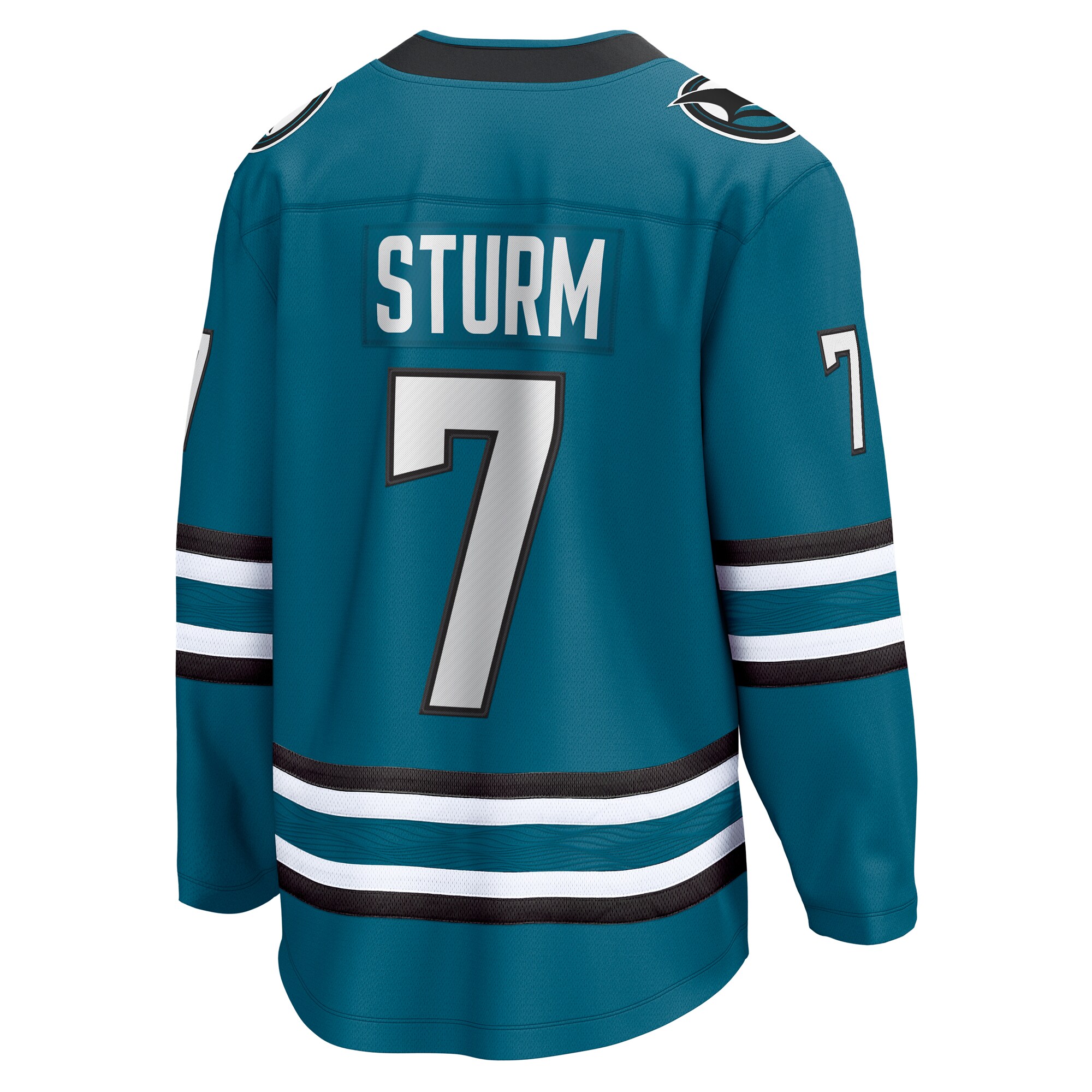 Nico Sturm San Jose Sharks Fanatics Home Breakaway Jersey – Teal