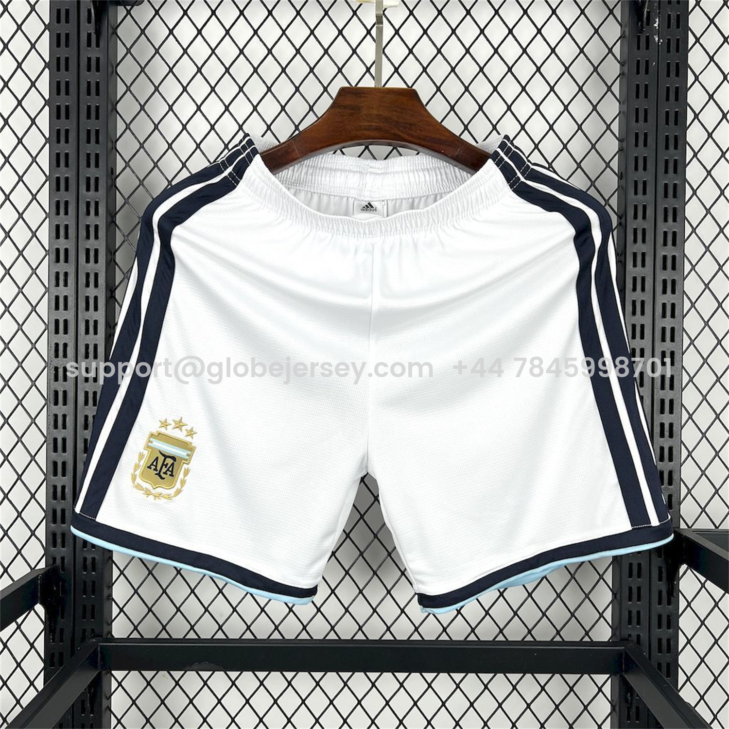 Argentina 2026 White Shorts - Fans Version