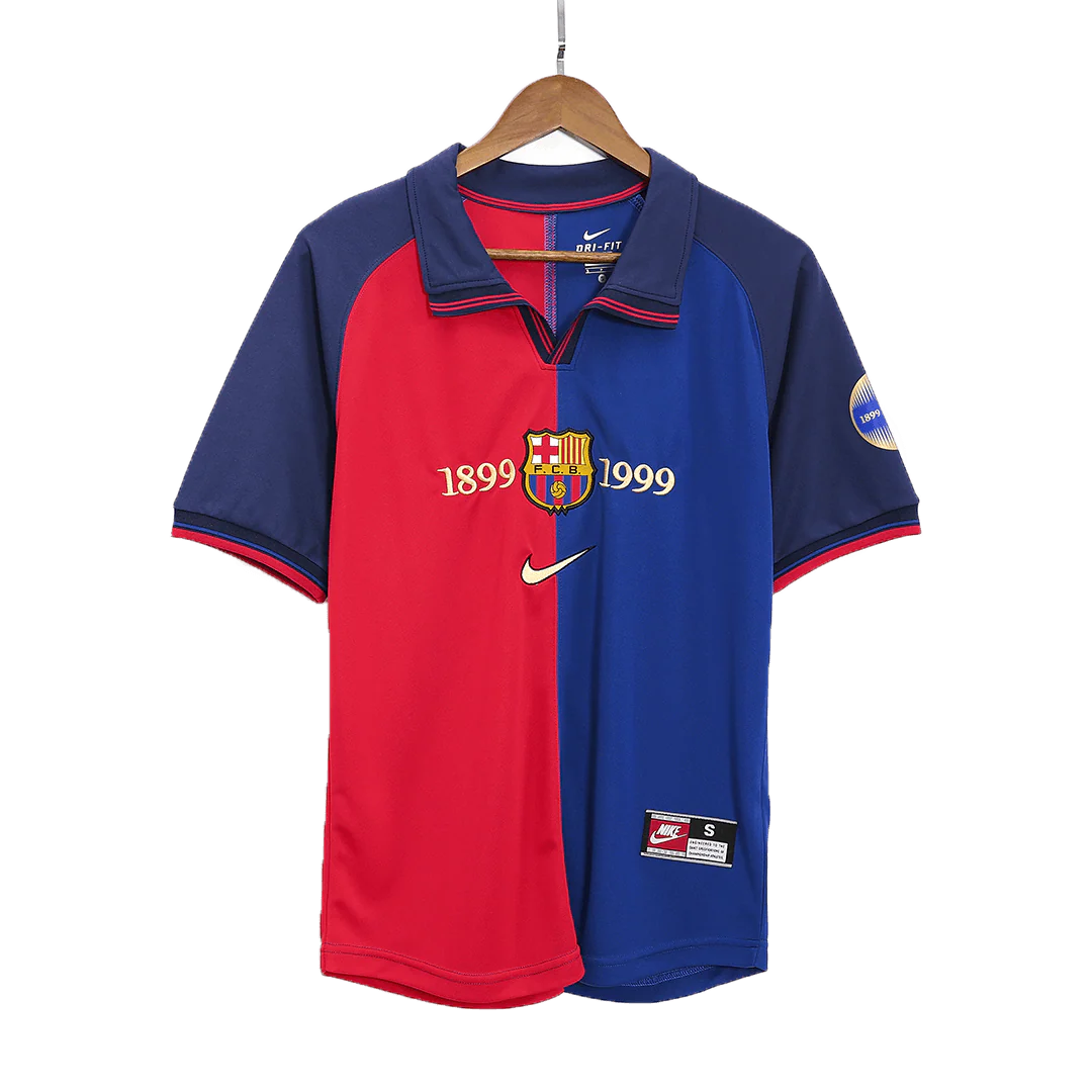 Barcelona 1999/00 Home Retro Soccer Jersey