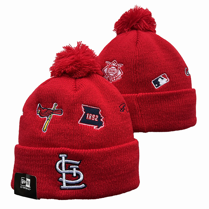 St. Louis Cardinals Cuffed Knit Hat with Pom