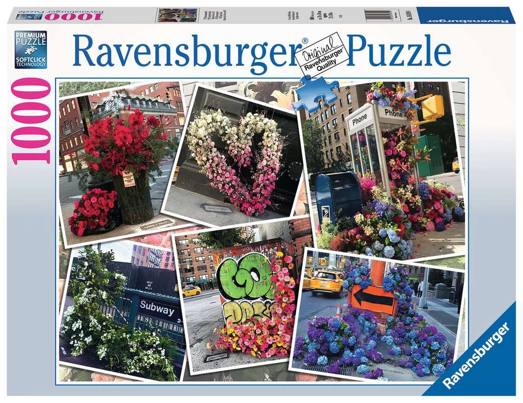 NYC Flower Flash – 1000 Piece Jigsaw Puzzle (Ravensburger)
