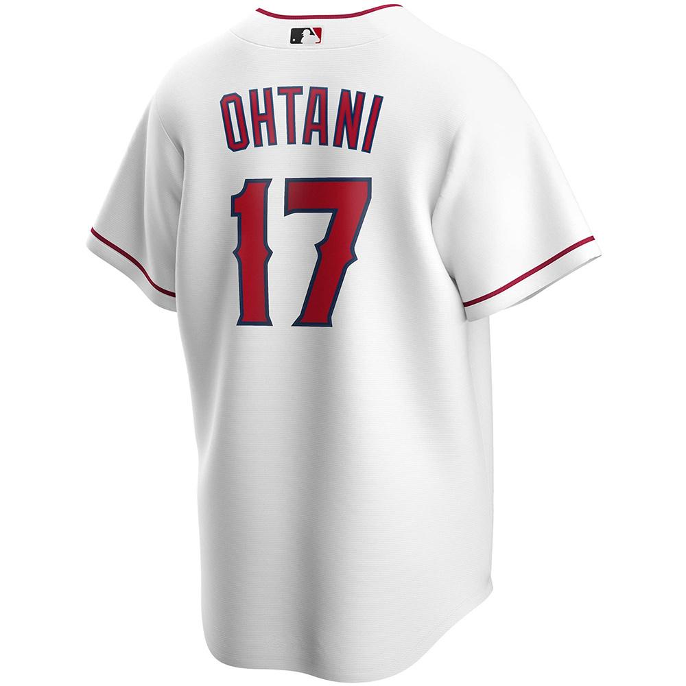 Mens Los Angeles Angels Shohei Ohtani Cool Base Replica Jersey White