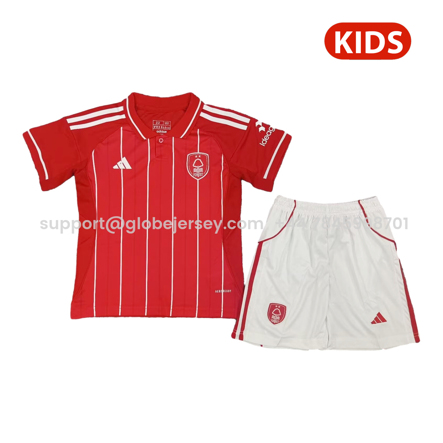 Nottingham Forest 25-26 Home Kids Kit