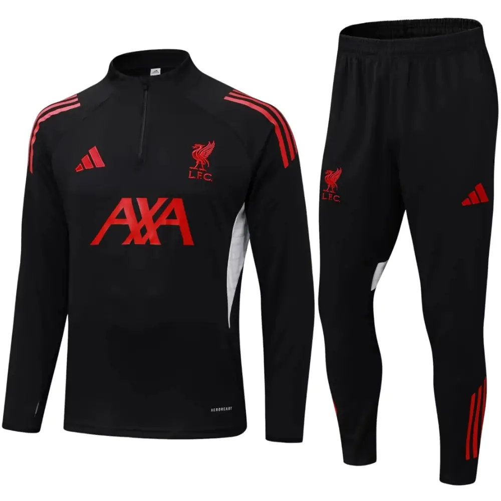 2025-26 Liverpool FC Black Kids' Training Shirt