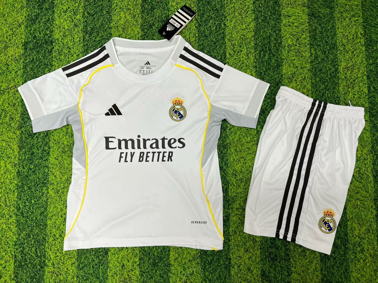 2025/2026 Kids Size Real Madrid Home Football Shirt 1:1 Thai Quality