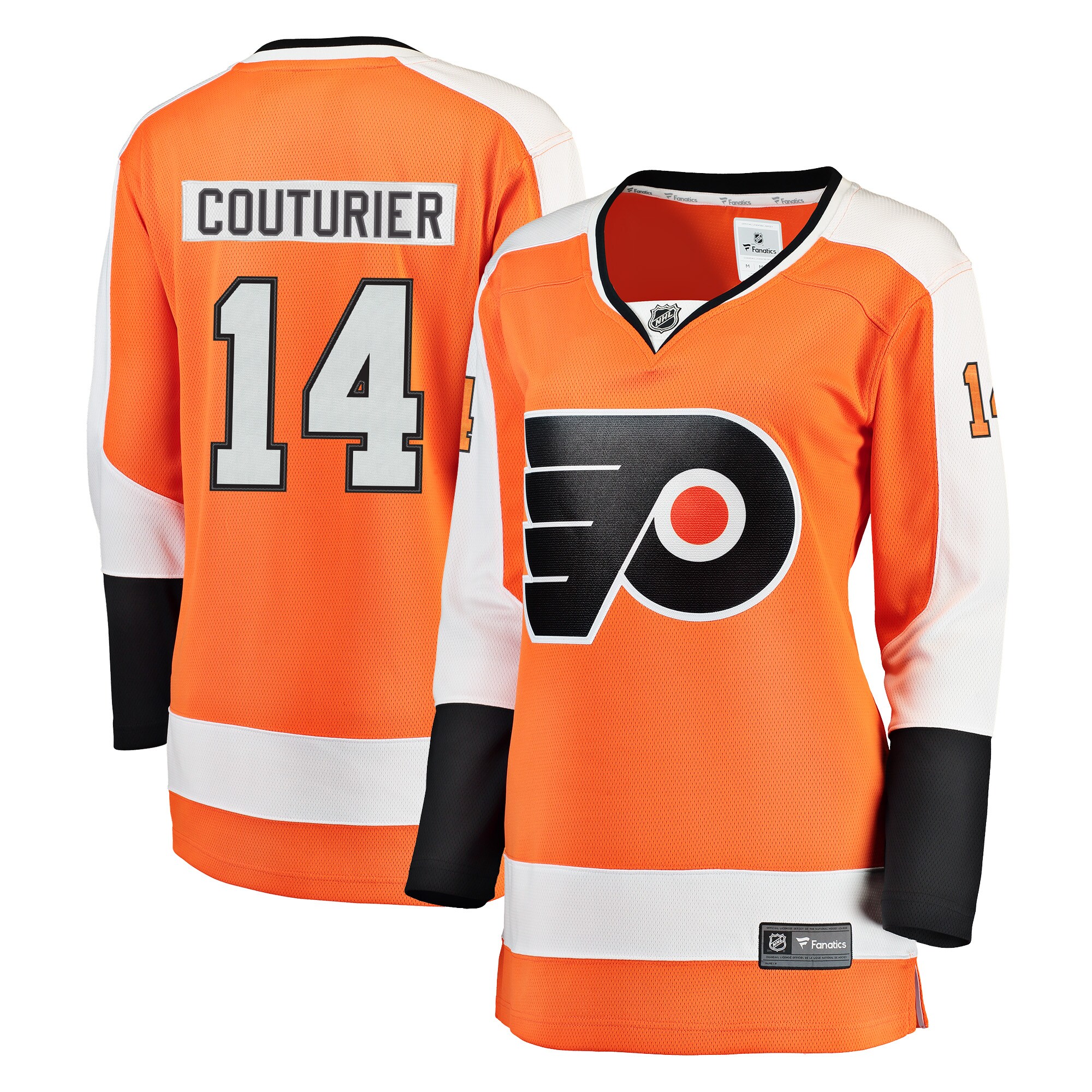 Sean Couturier Philadelphia Flyers Fanatics Women’s Breakaway   Jersey – Orange