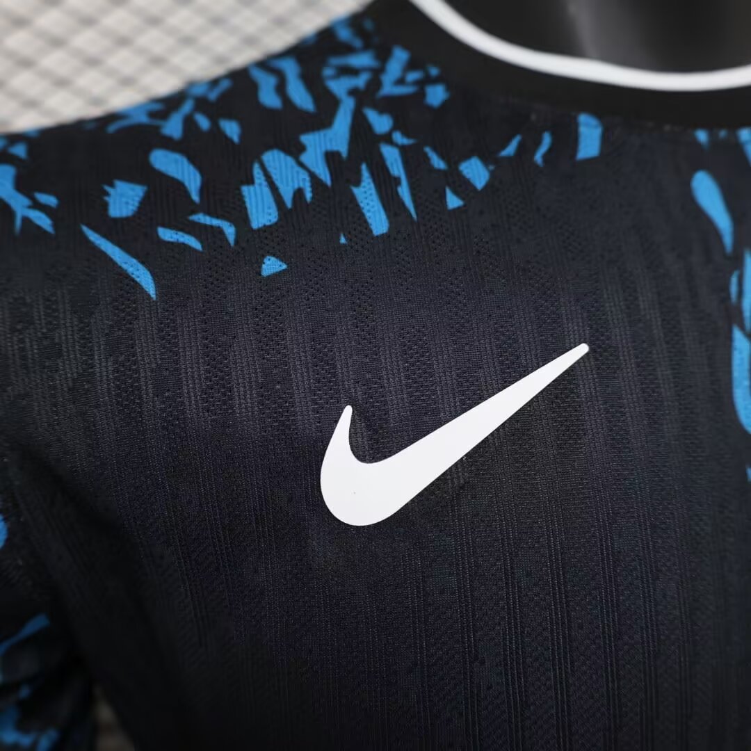 2024/2025 Player Version Barcelona Blue-Black Lion Special Edition Football Shirt 1:1 Thai Quality