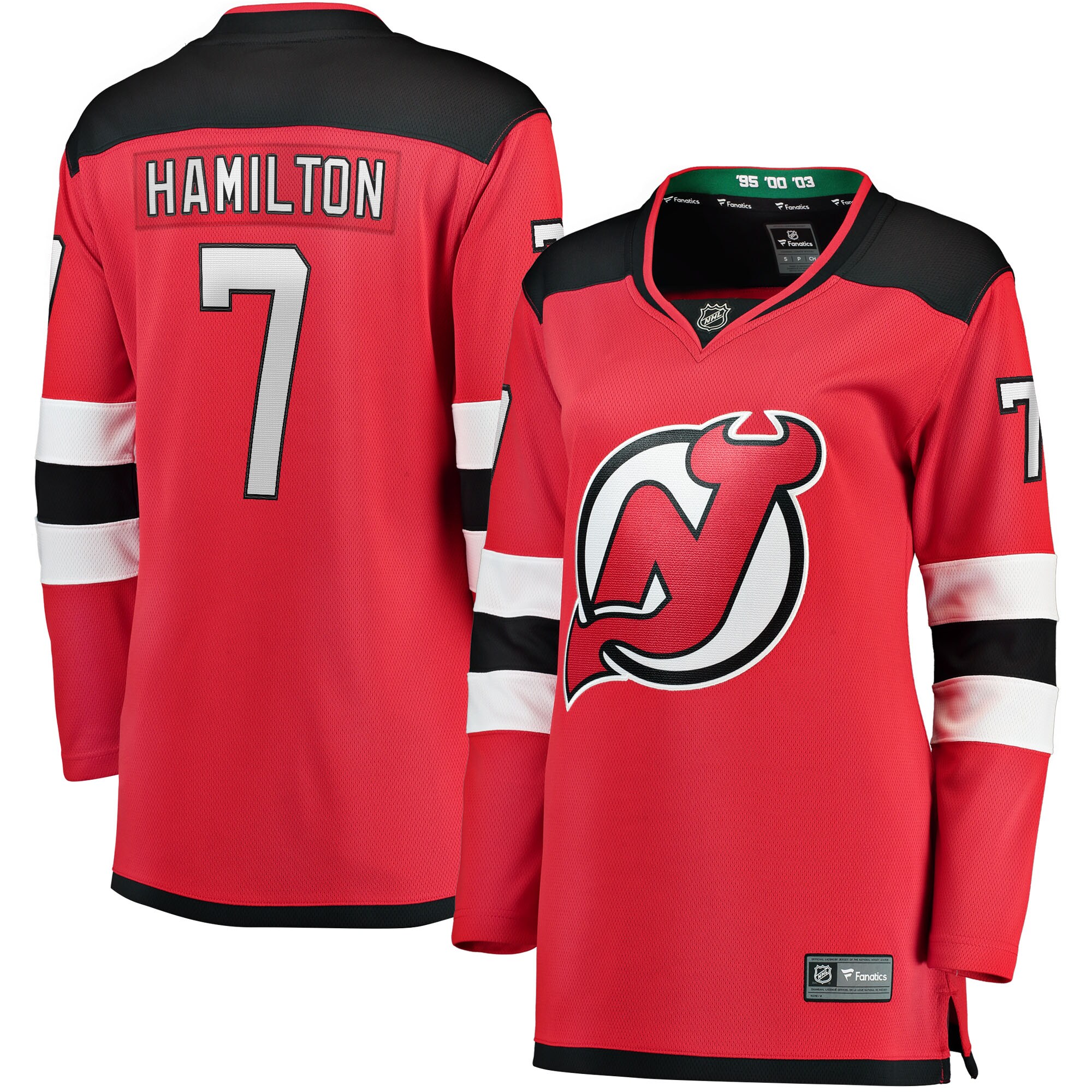 Dougie Hamilton New Jersey Devils Fanatics Women’s Breakaway   Jersey – Red