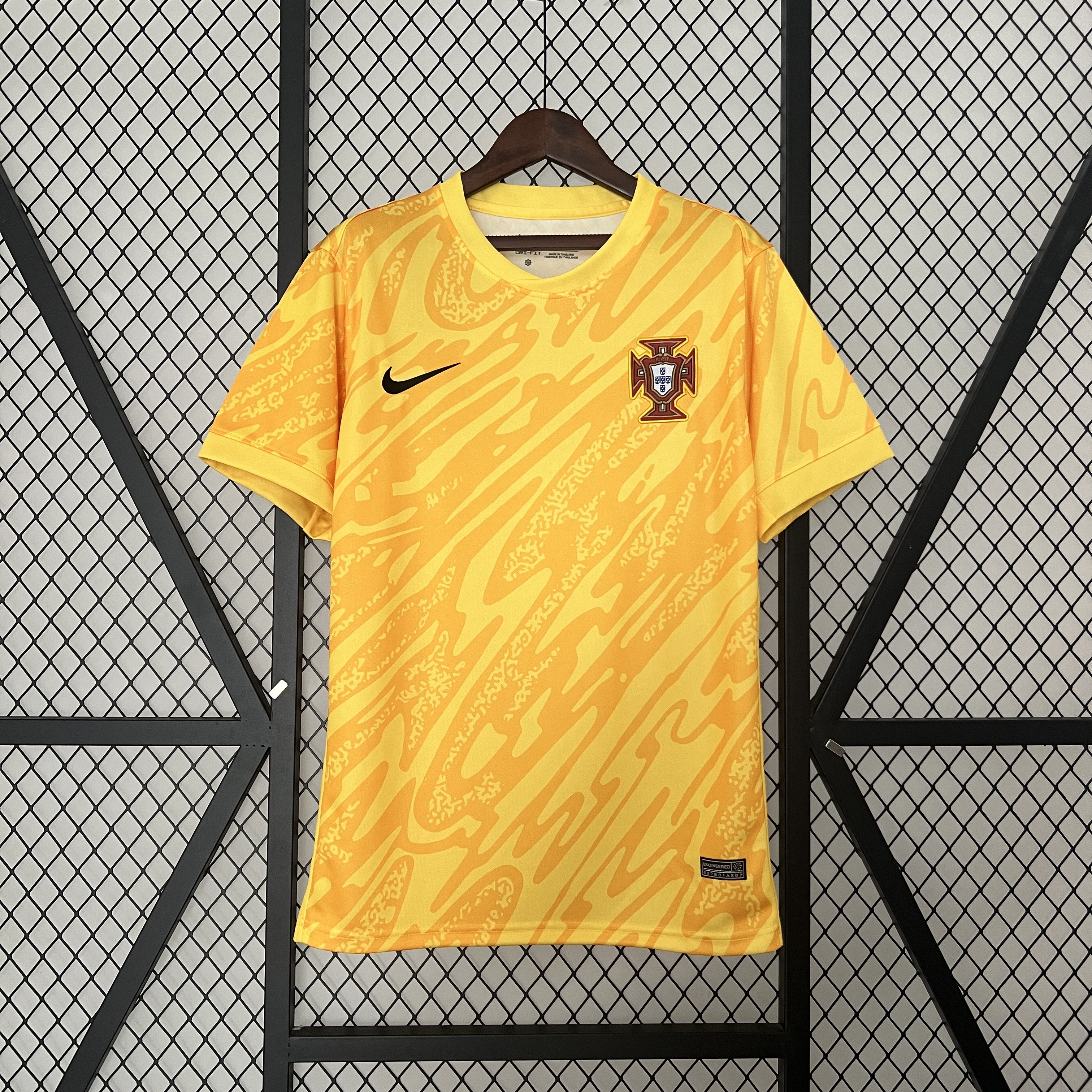 Portugal 2024 Yellow Goalkeeper Jersey - Fans Version
