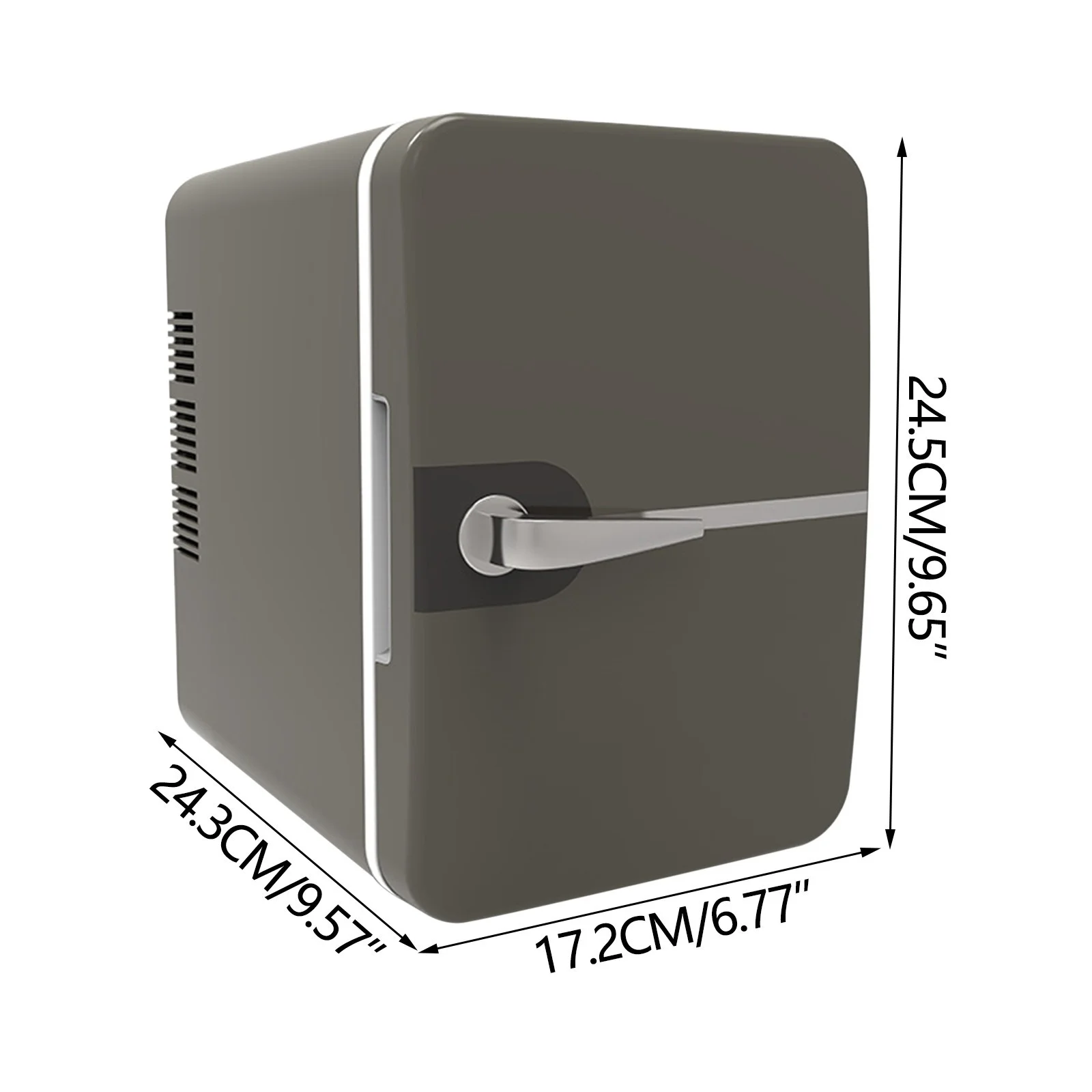 Mini Fridge, Portable Small Refrigerator 6L Cooler Compact Fridge for SkinCare, Food and Drinks, Small Fridge for Bedroom, Dorm, Car, Office Desk