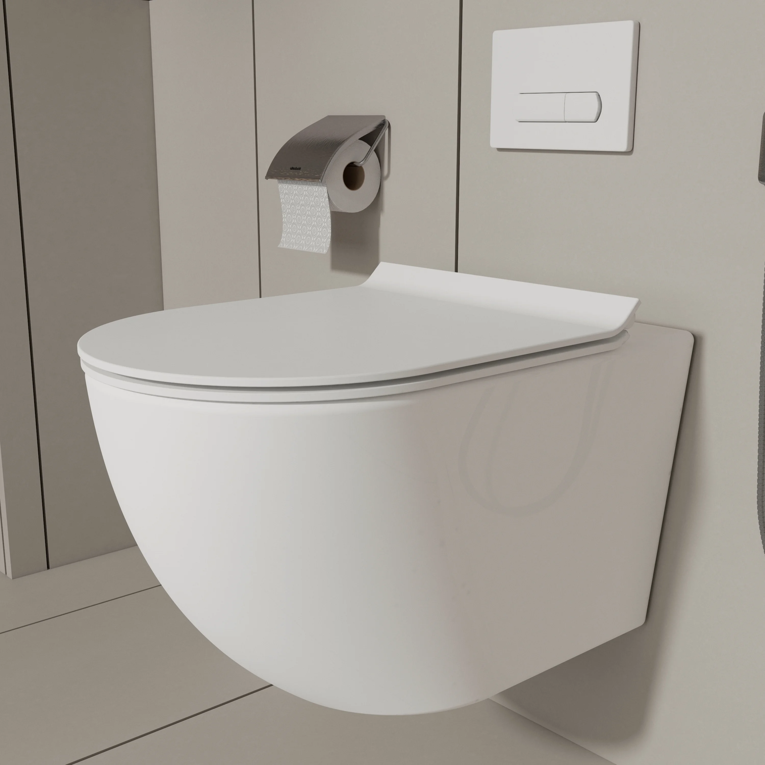 MEJE#MJ-2003R, Rimless Toilet Ceramic Nano Coating Hanging Toilet Wall Hung Toilet Bowl 21.65 x 14.17 x 14.96 inches Glossy Finish