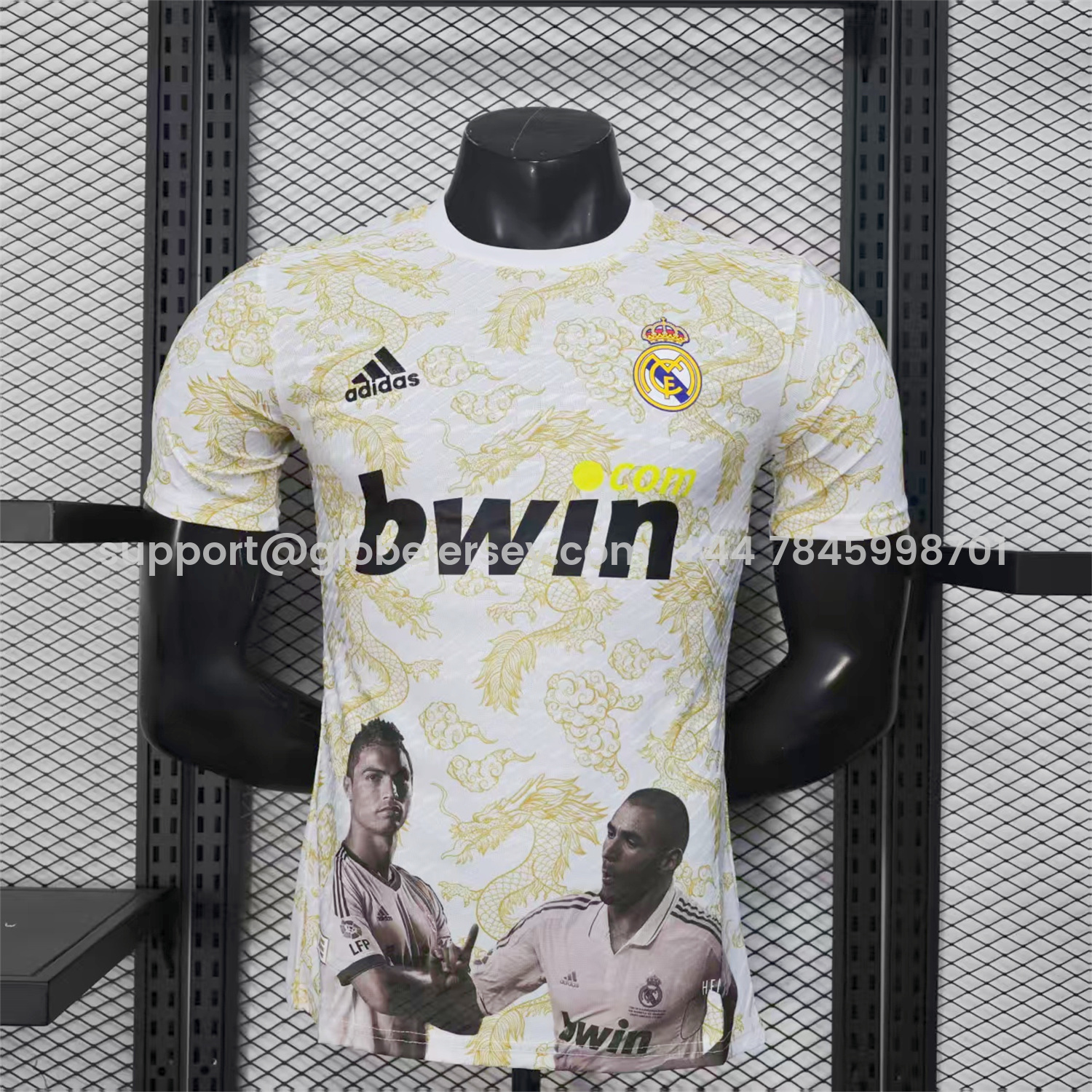 Real Madrid 25-26 Two Generations of Ronaldo White Jersey - Player Version