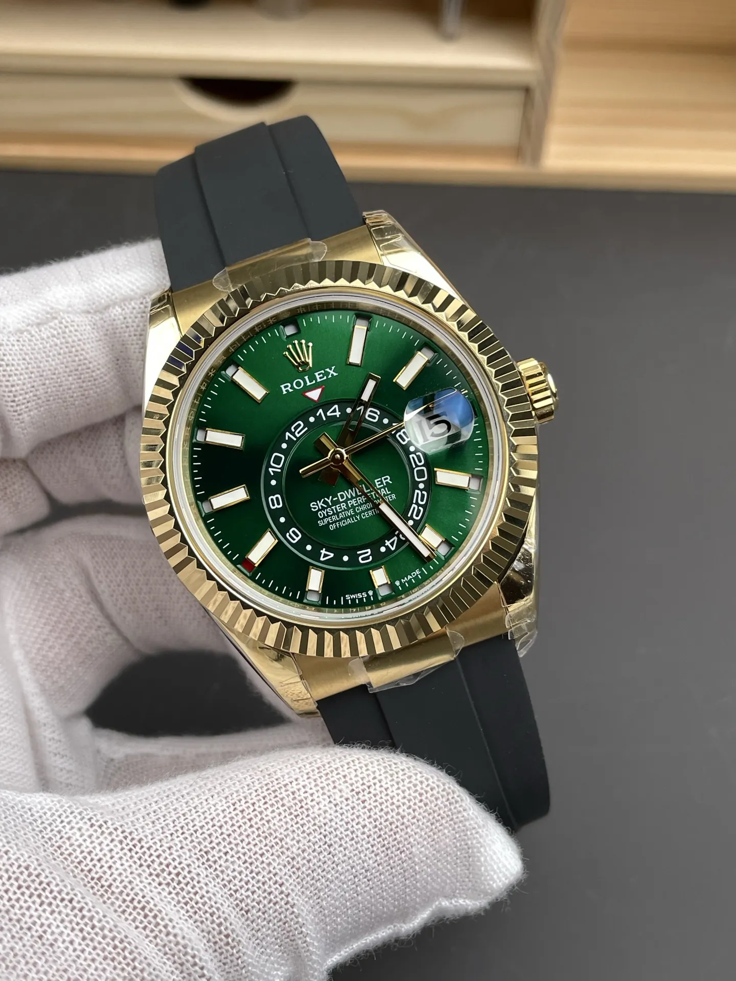 Rolex Sky-Dweller Green Dial 42mm