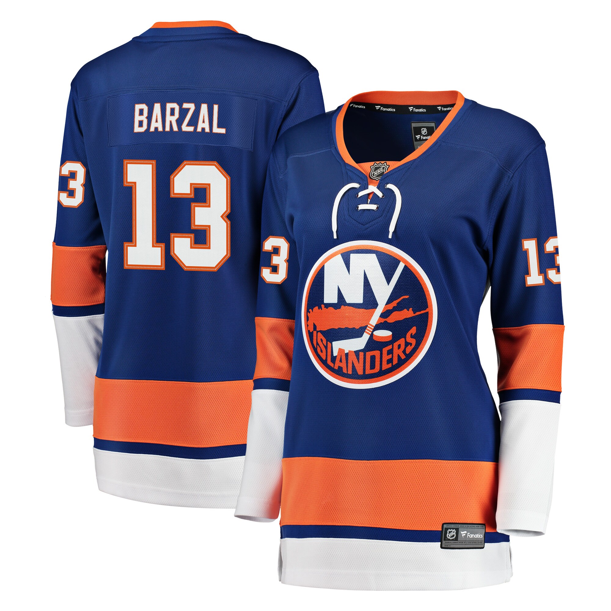 Mathew Barzal New York Islanders Fanatics Women’s Breakaway   Jersey – Royal