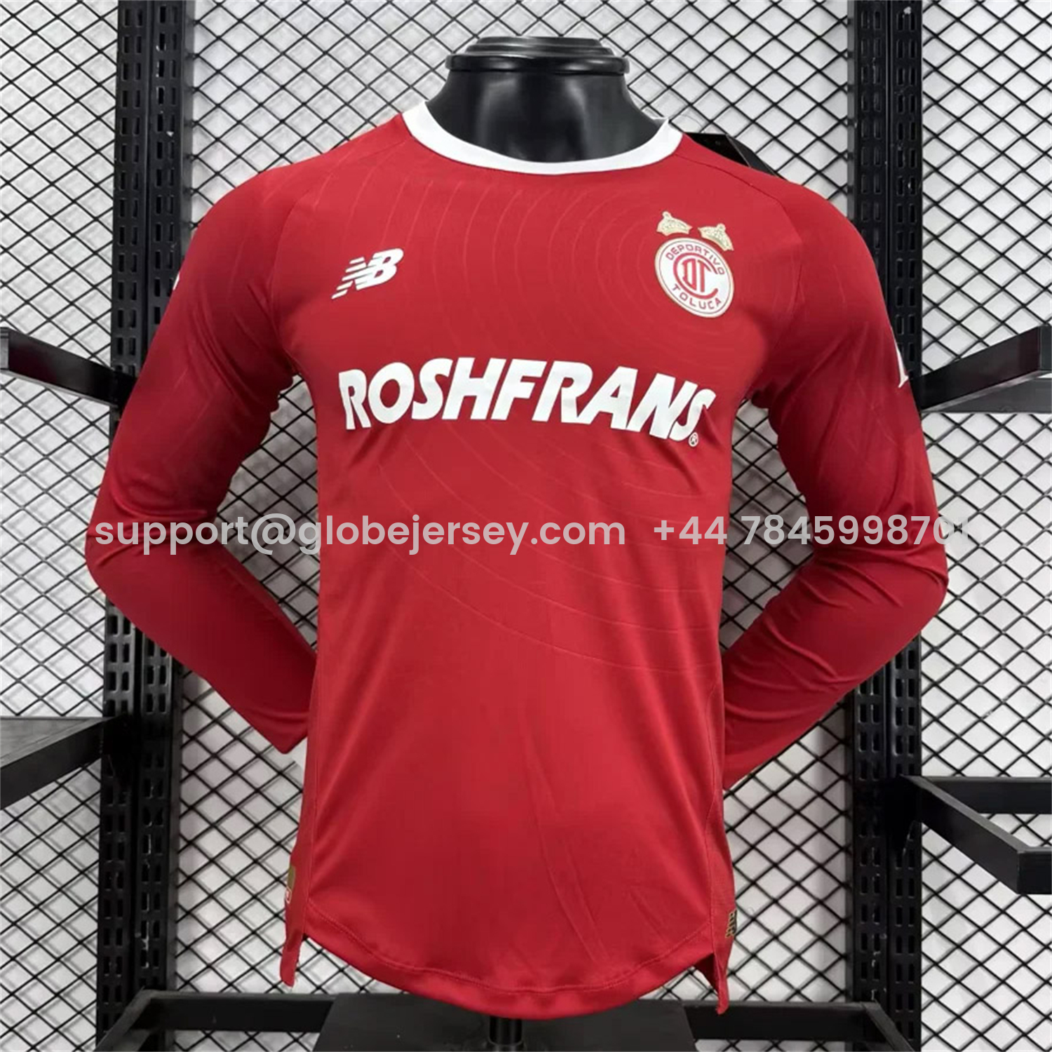 Toluca 25-26 Red Special Long Sleeves Jersey - Player Version