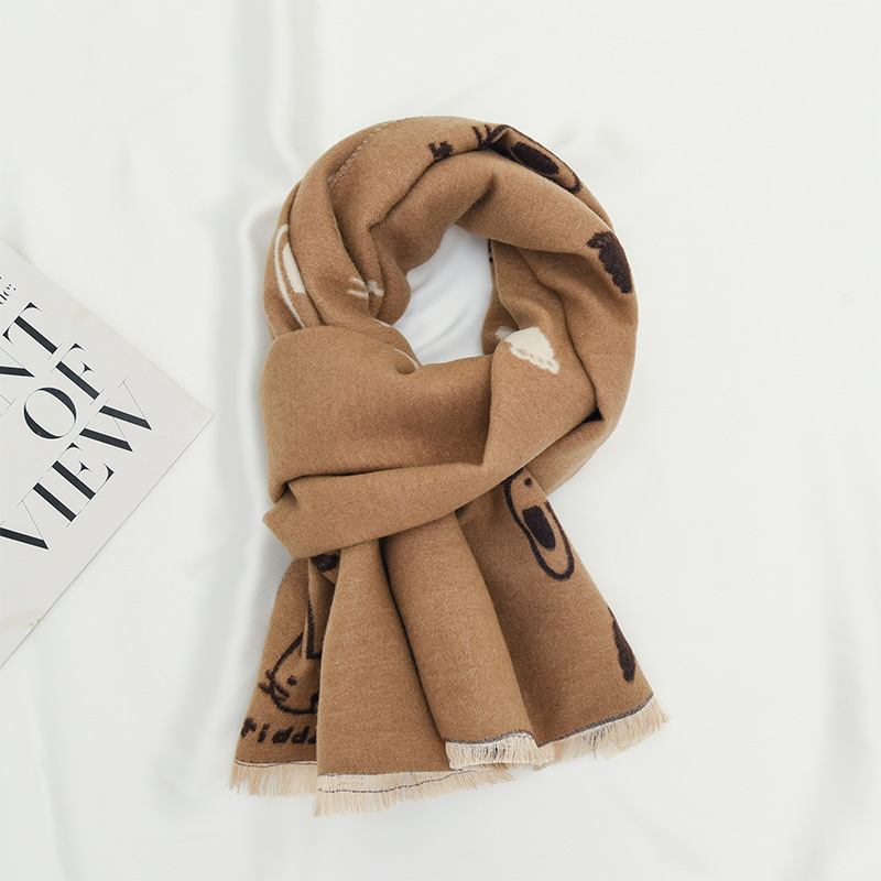 Windproof imitation of cashmere scarves winter shawl