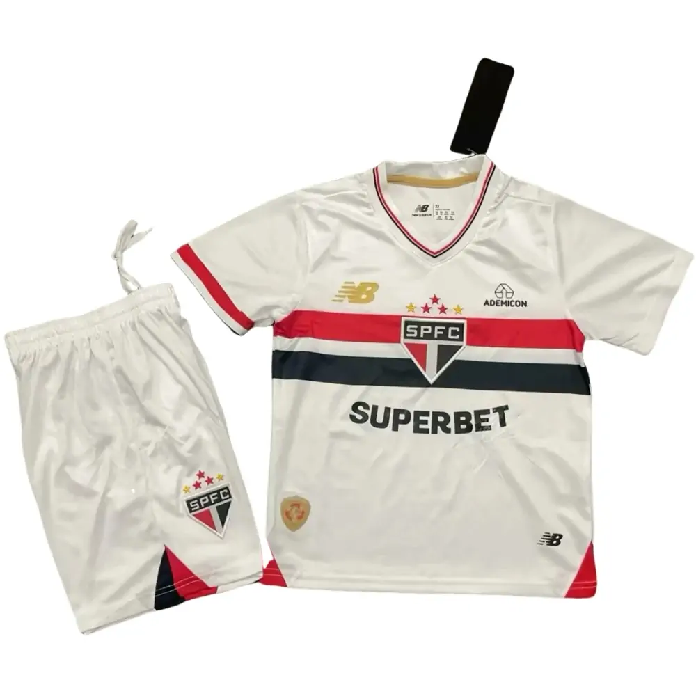2025-26-Sao Paulo Home-Jersey-Children's Kit