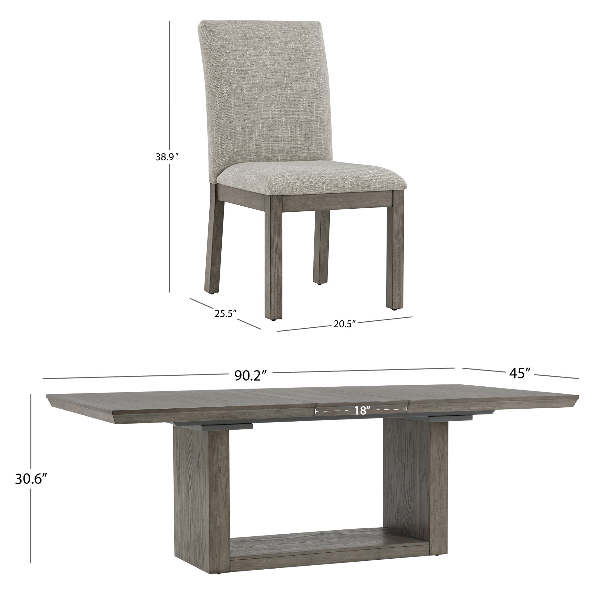 Goodwin Dining Table and 6 Chairs