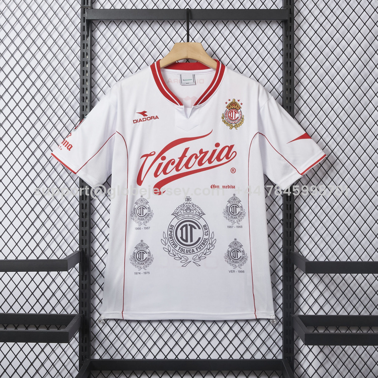 Retro Toluca 1998-99 Away White Jersey