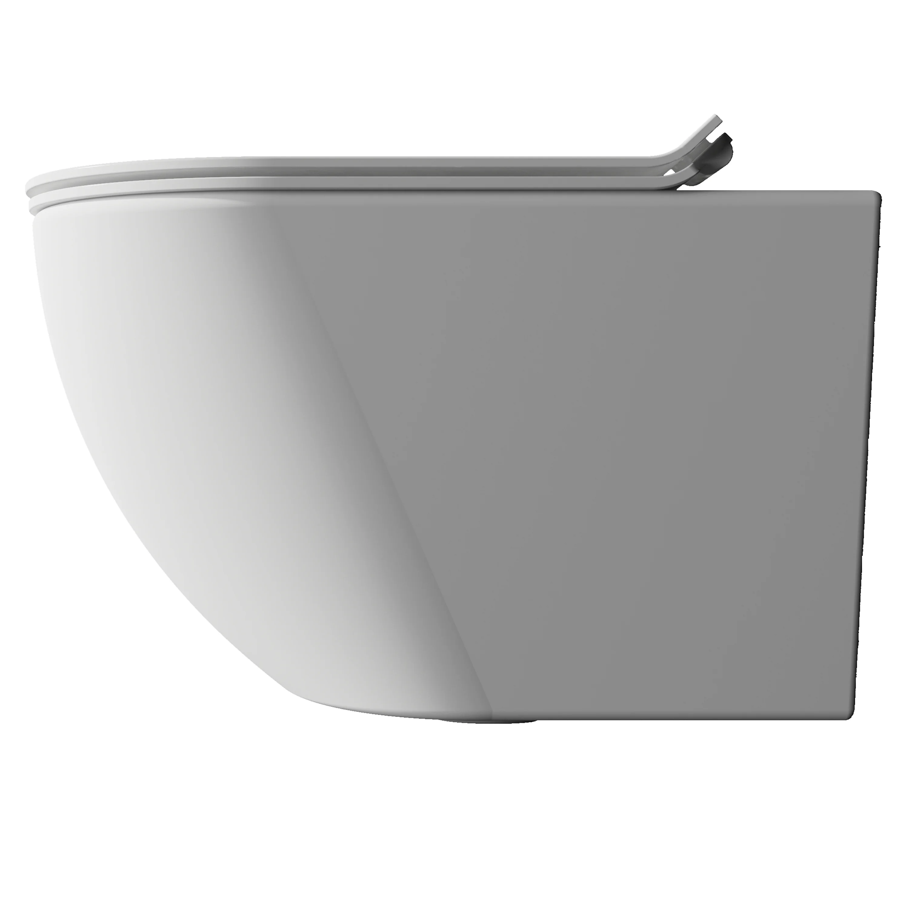 MEJE#MJ-2003R, Rimless Toilet Ceramic Nano Coating Hanging Toilet Wall Hung Toilet Bowl 21.65 x 14.17 x 14.96 inches Glossy Finish