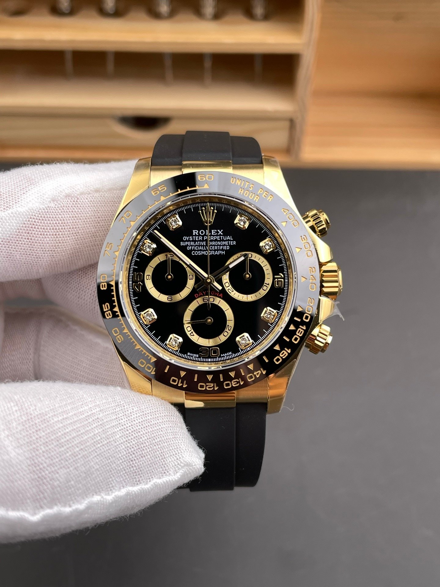 Rolex Daytona Gold Eye Rubber