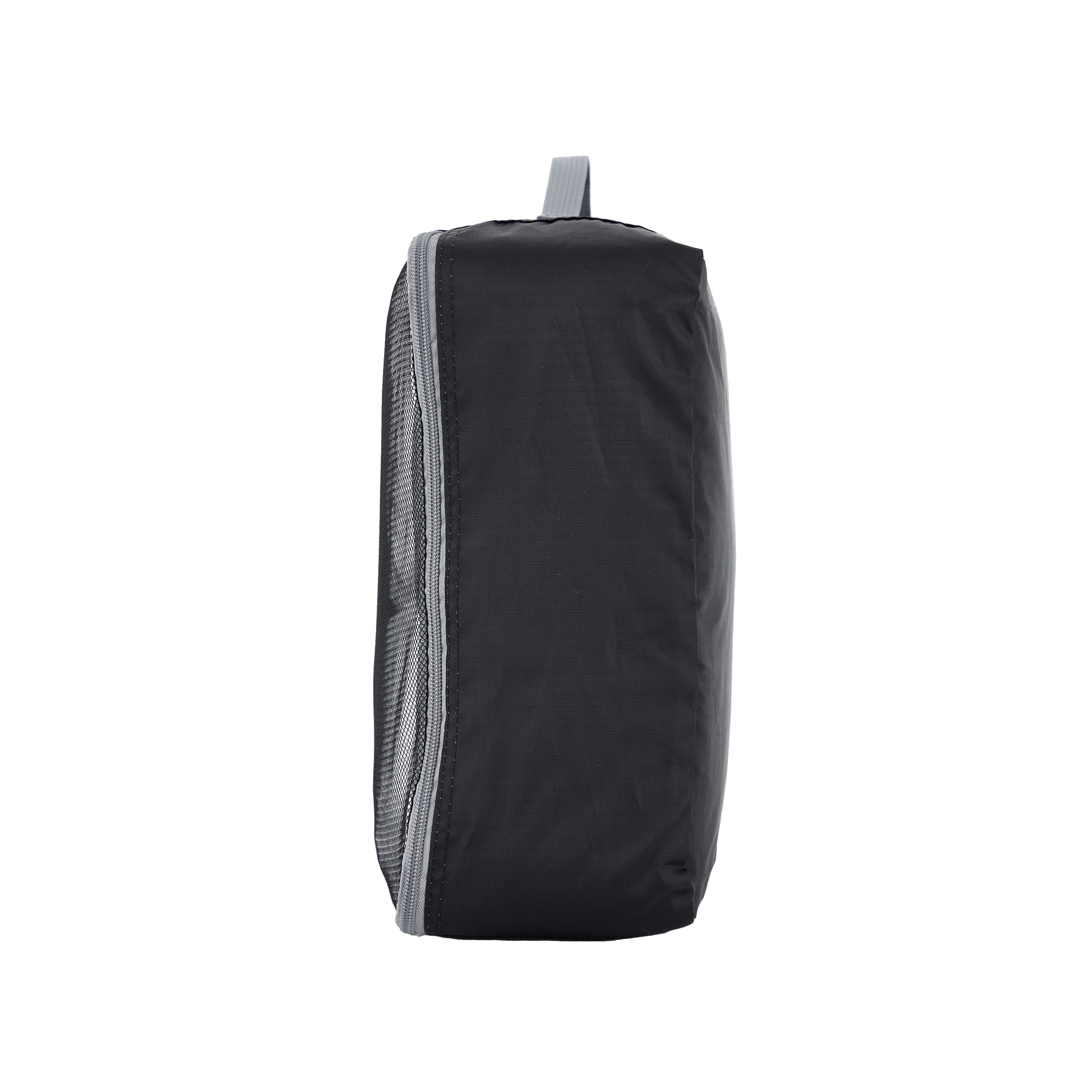 Wrangler 4 Piece Expandable Hardside Spinner Luggage Set with Packing Cubes, Sharkskin Grey