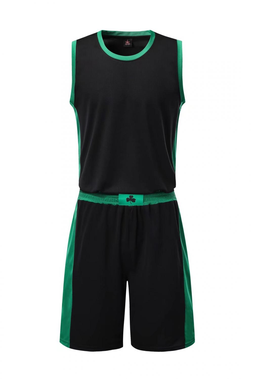 Celtics basketball uniform black suit（Customizable name and number）