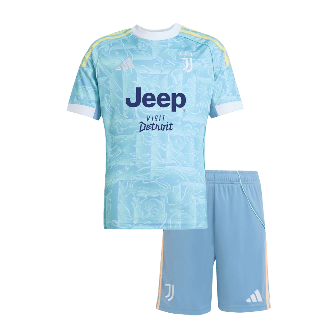 Juventus Kid's Away Kit 2025/26 - Jersey+Shorts