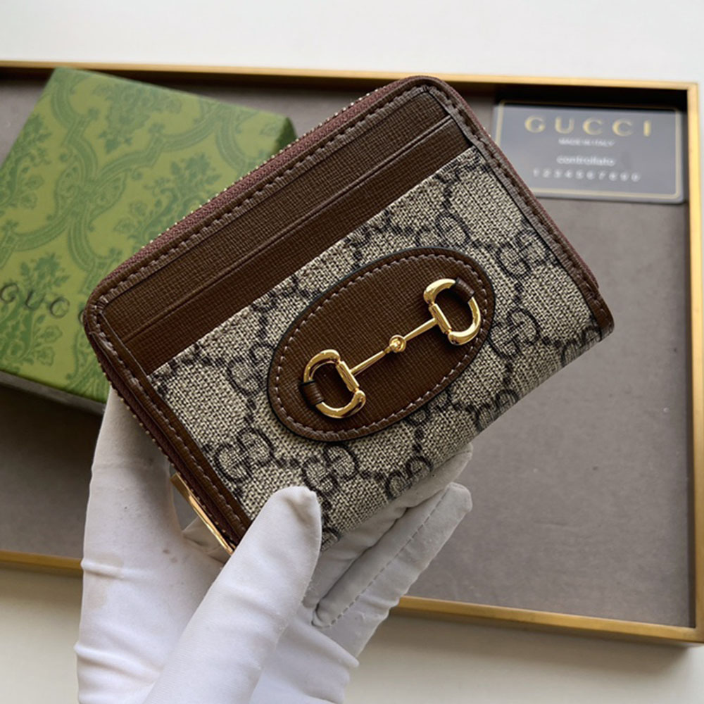 Gucci Unisex 1955 Card Holder Wallet