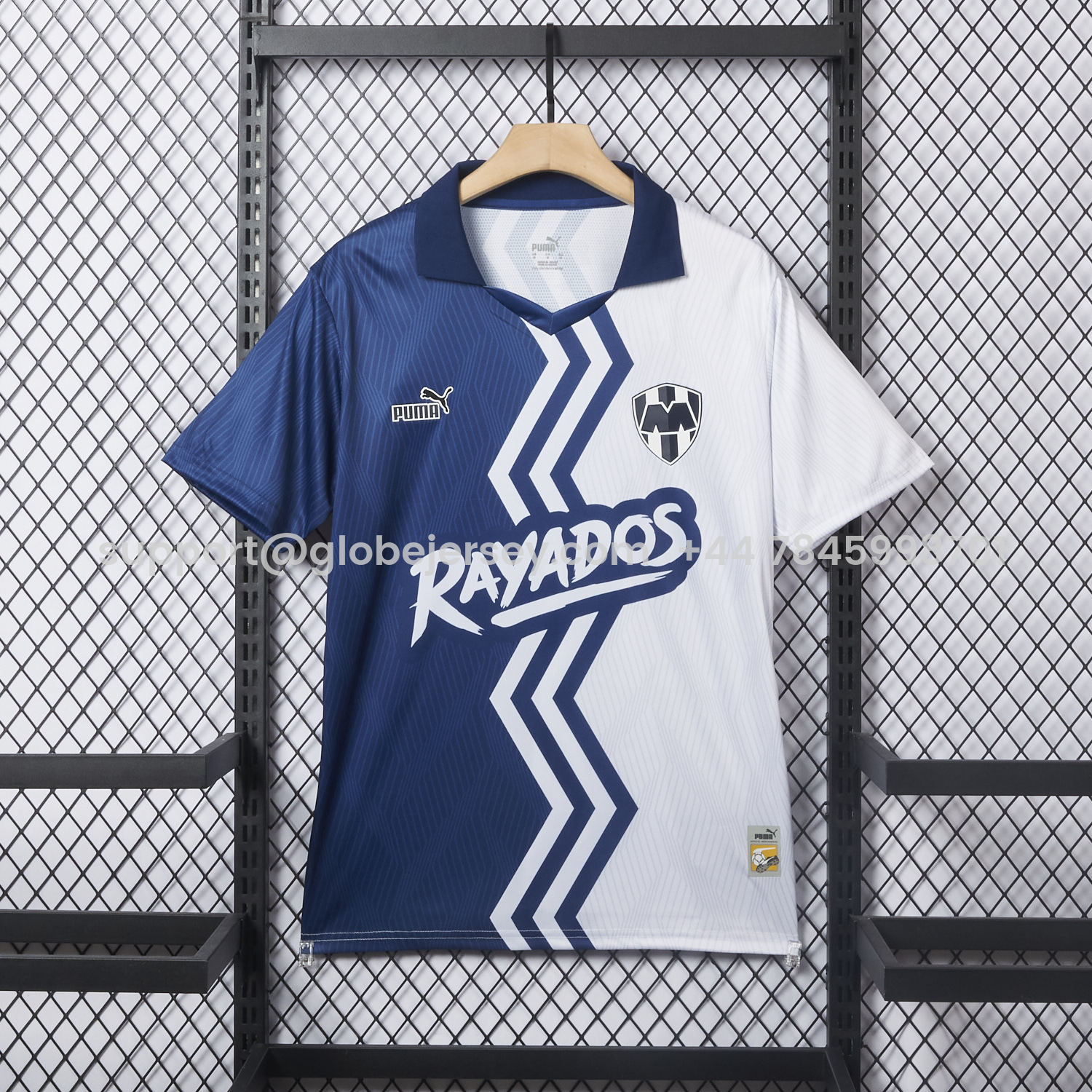 Rayados Monterrey 25-26 Blue And White Half Special Jersey - Fans Version