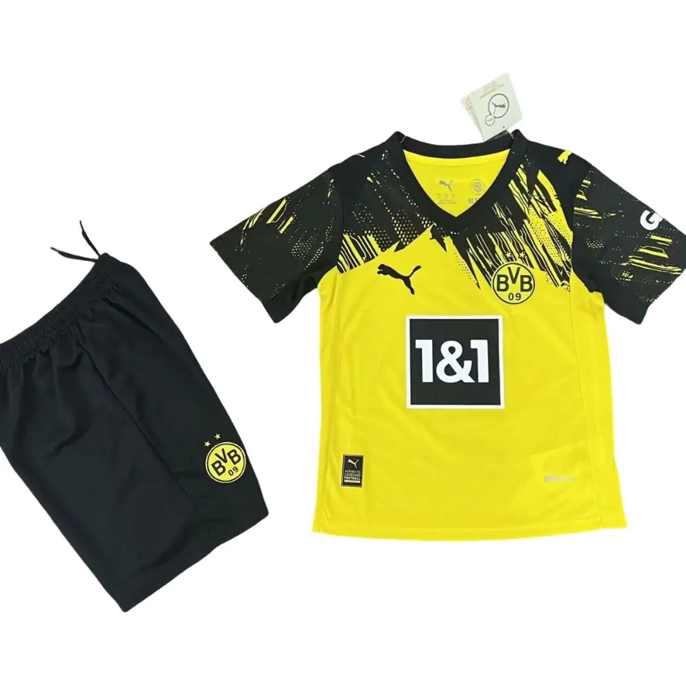 2025-26 Borussia Dortmund Home Jersey Children's Set - Fans Edition