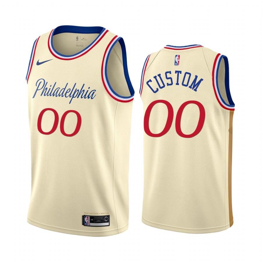 Custom Philadelphia 76ers City Edition Jersey