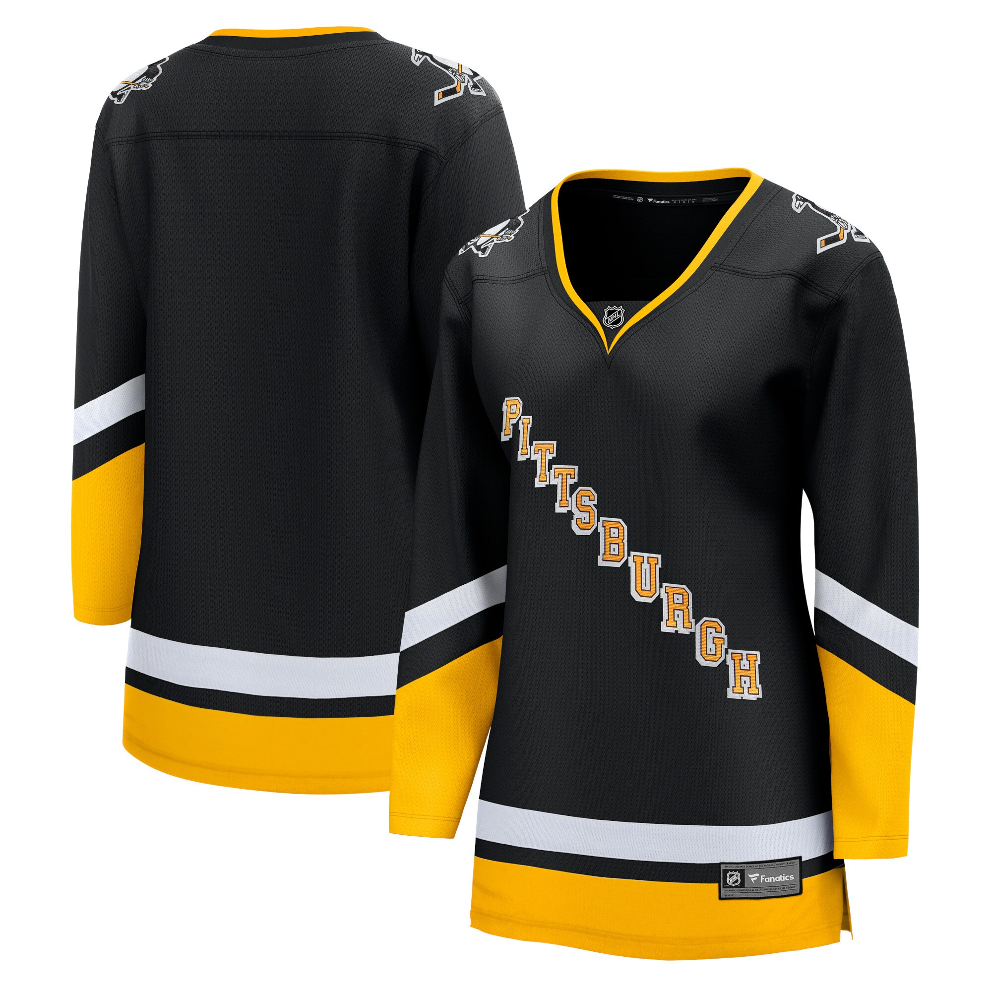Pittsburgh Penguins Fanatics Women’s Alternate Premier Breakaway Jersey – Black