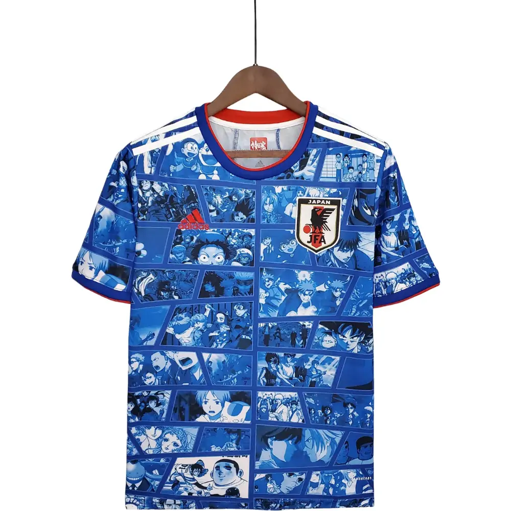 2021 Japan Football Jersey Anime Version - Fans Edition