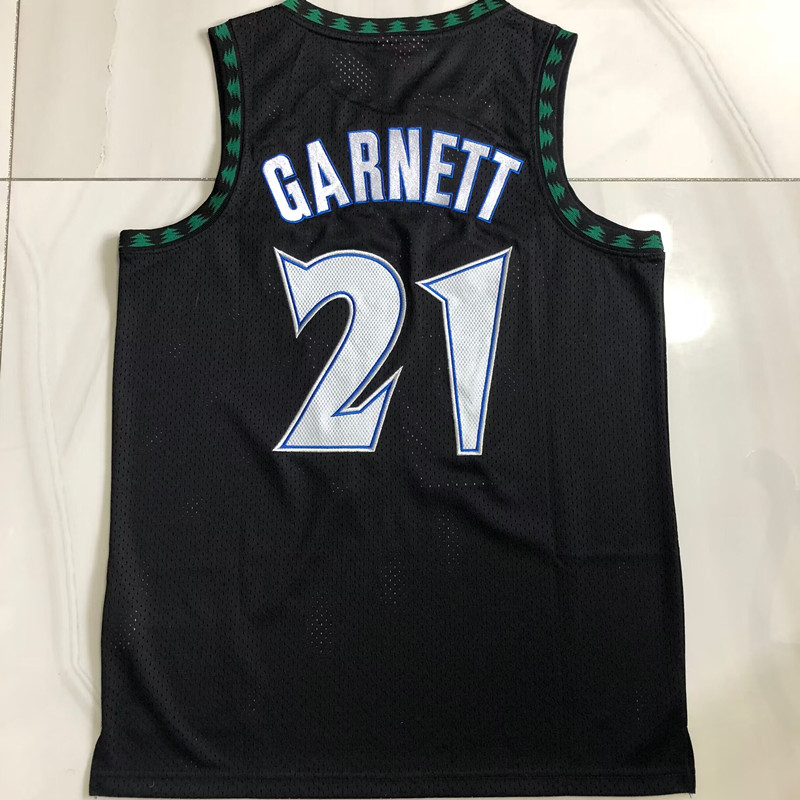 Kevin Garnett Minnesota Timberwolves 21 Black MN
