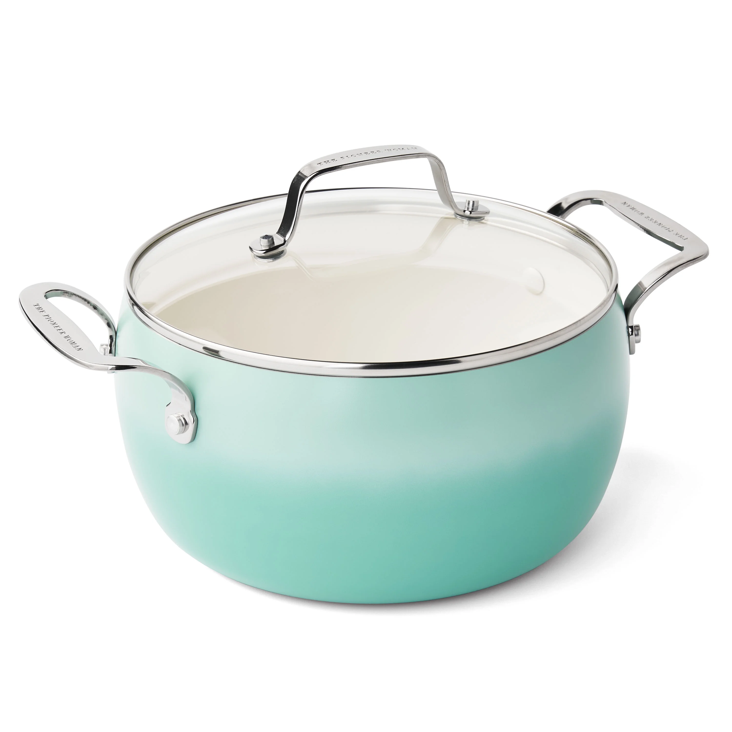 The Pioneer Woman Harlow 15-Piece Cookware Set, Ceramic Non-Stick Pots and Pans Set, Taupe