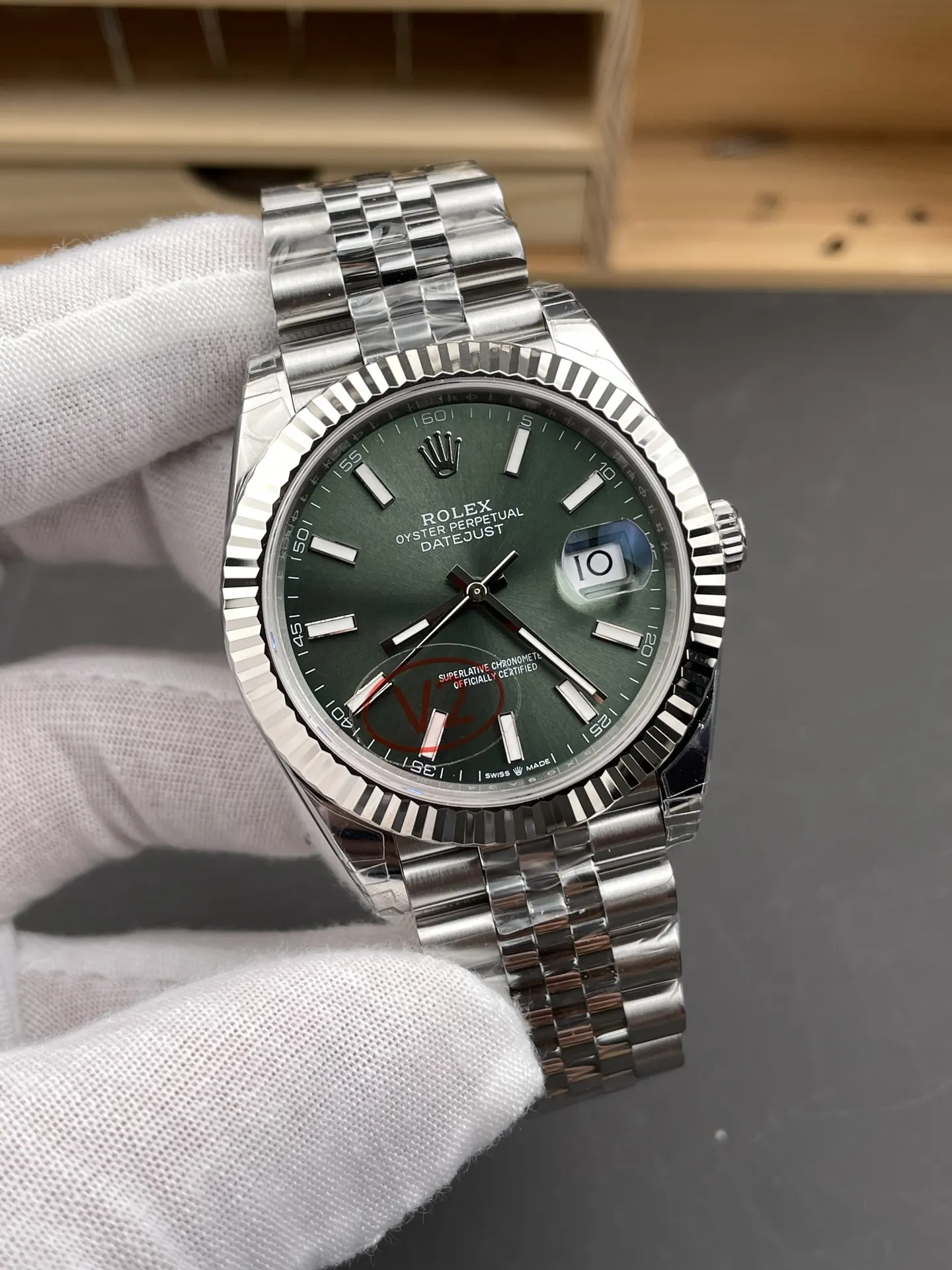 Rolex Datejust Mint Green 41mm