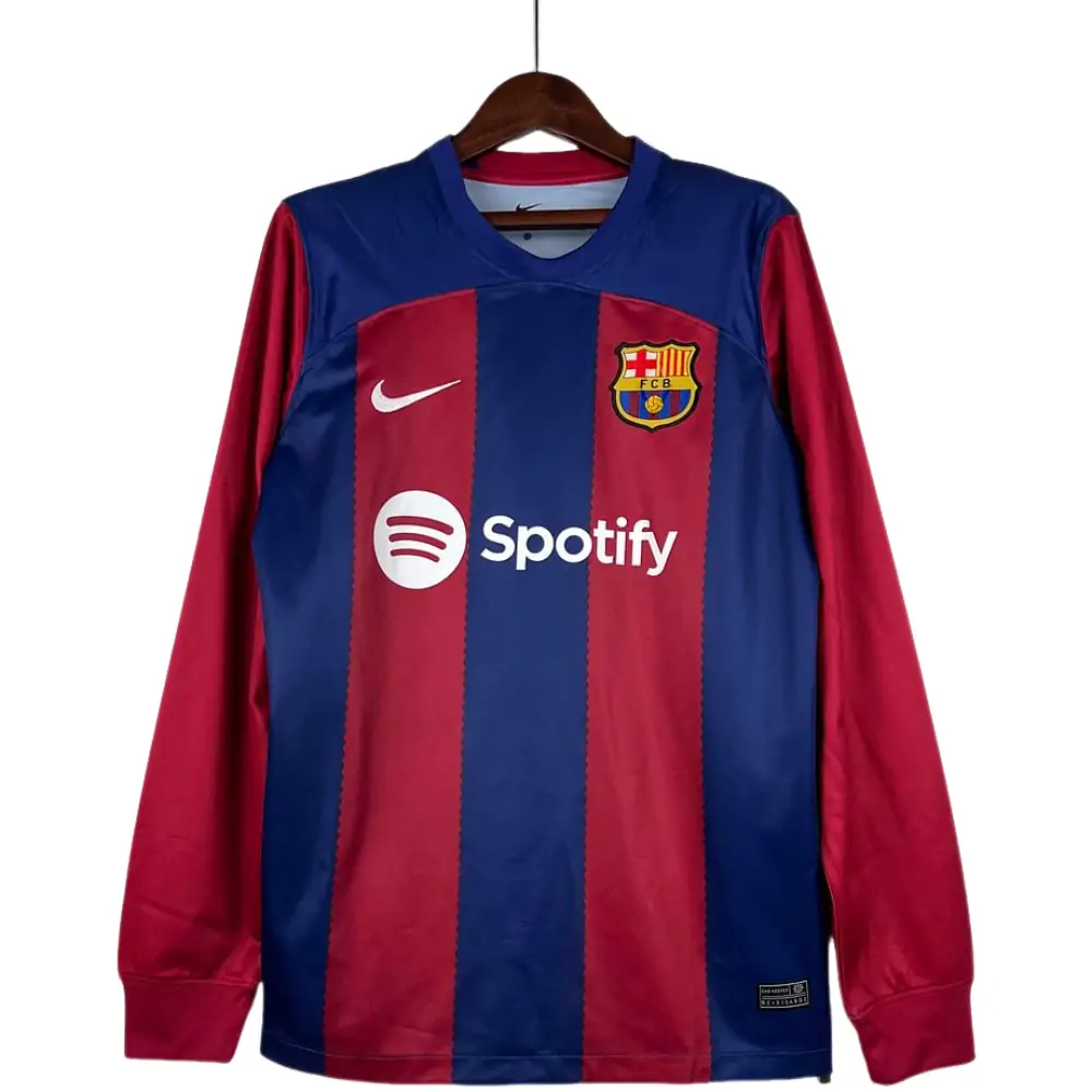 2023/2024 Long Sleeve Barcelona Home 1:1 Thai Quality