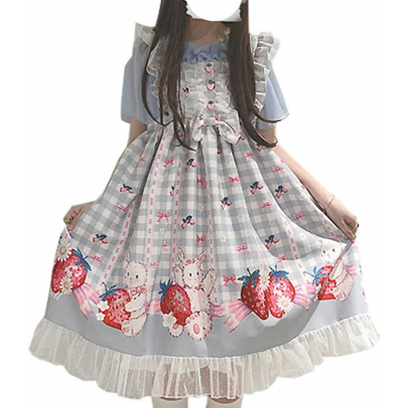 Sweet Teens Japanese Style Lolita Dress Cute Bunny