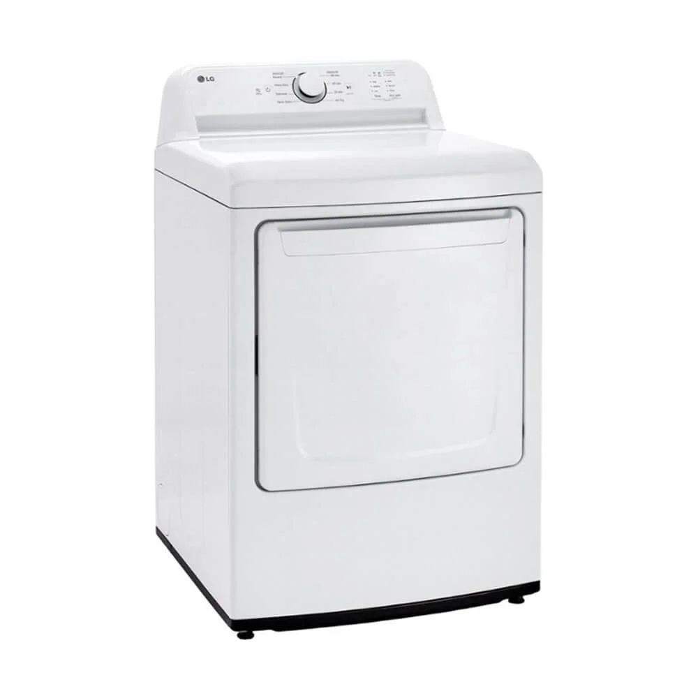LG DLG6101W 7.3 Cu. Ft. White Smart Gas Dryer with Sensor Dry