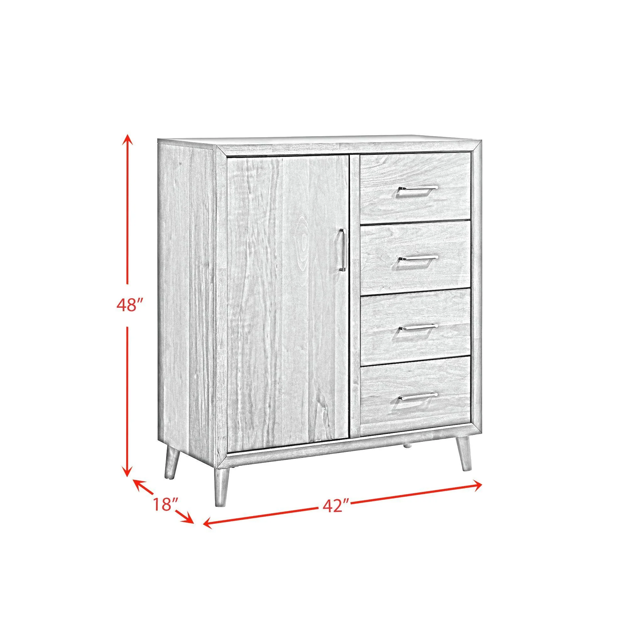 Elements Zuma Queen Panel 5PC Bedroom Set in Walnut