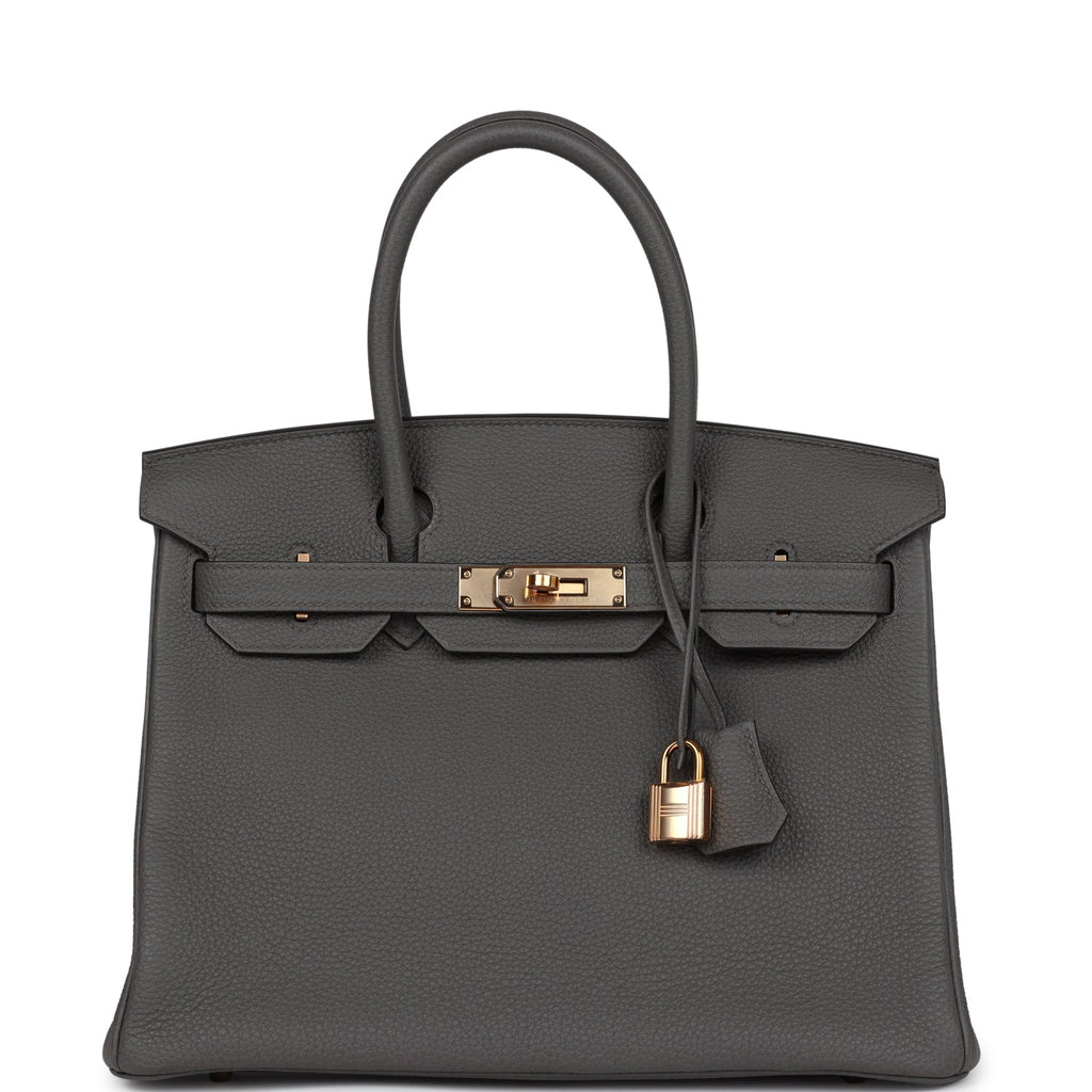 Birkin 30 Etain Togo Rose Gold Hardware